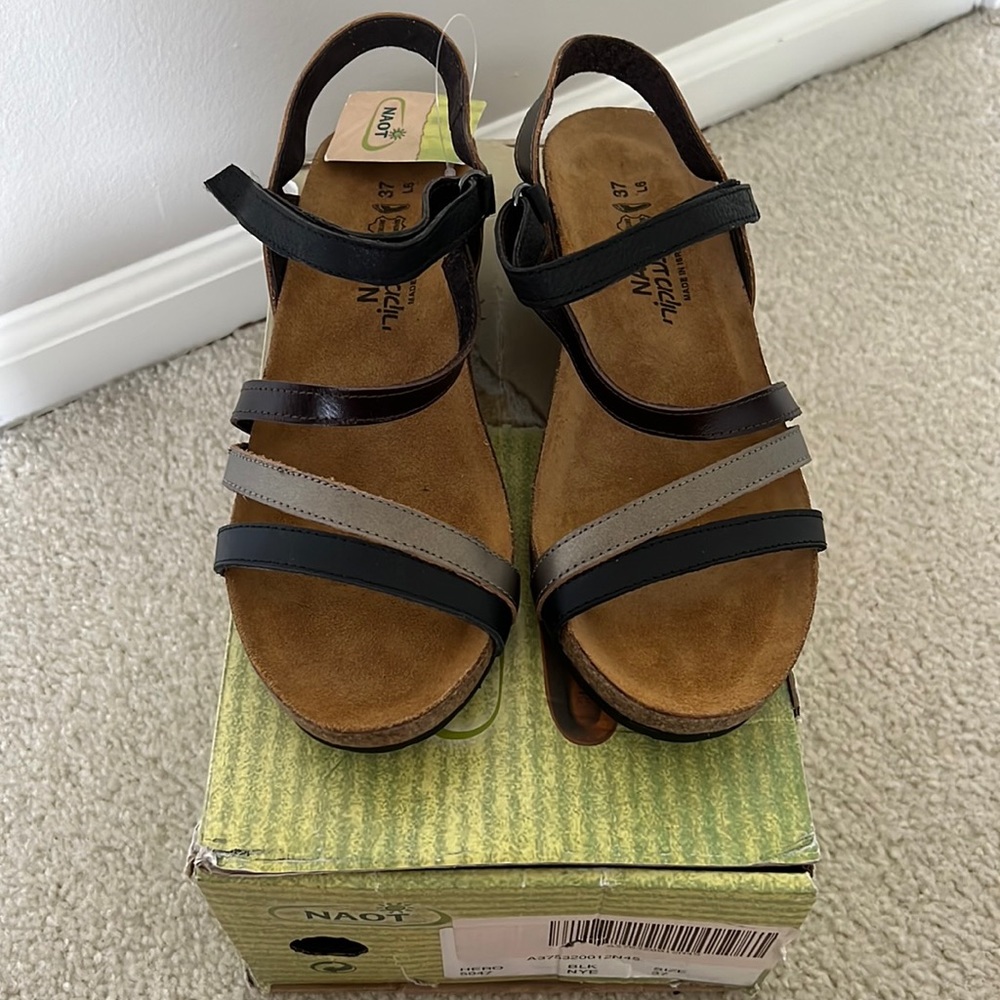 Naot Hero Strappy Wedge Women’s Sandal